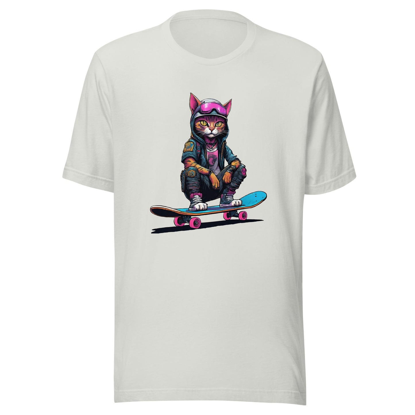 Cyperpunk Skateboarder - Cats on Wheels