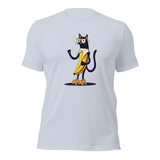 Skate A - Peel Unisex t - shirt - Cats on Wheels