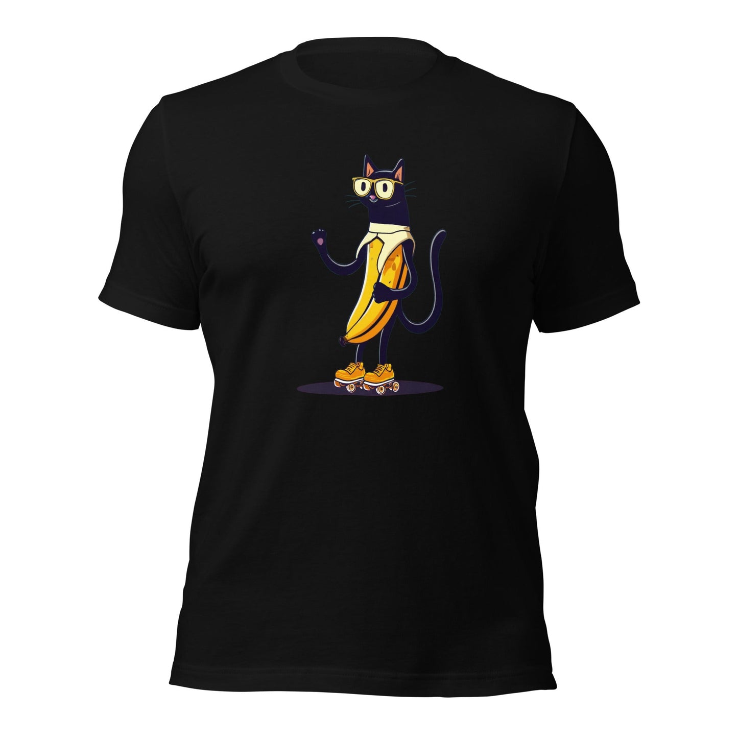 Skate A - Peel Unisex t - shirt - Cats on Wheels