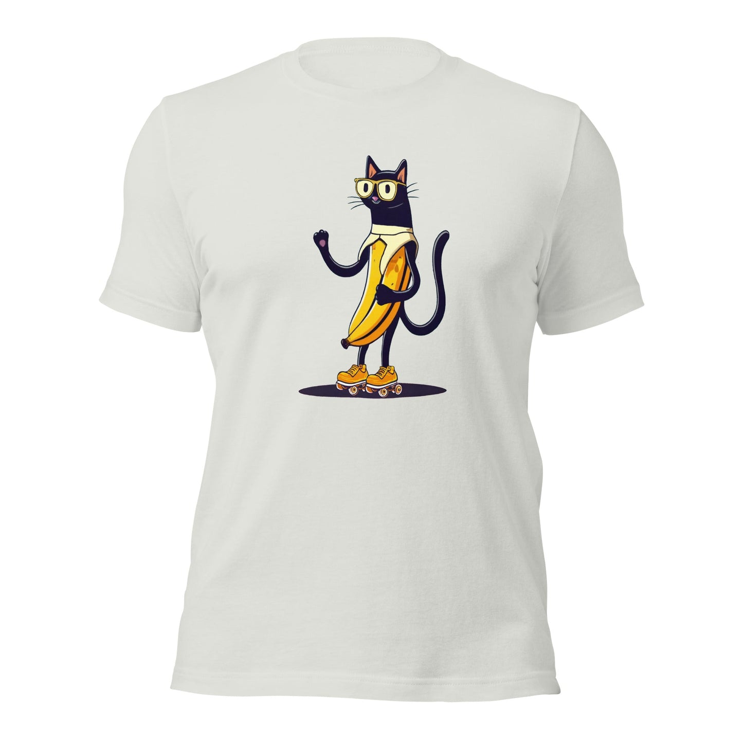 Skate A - Peel Unisex t - shirt - Cats on Wheels