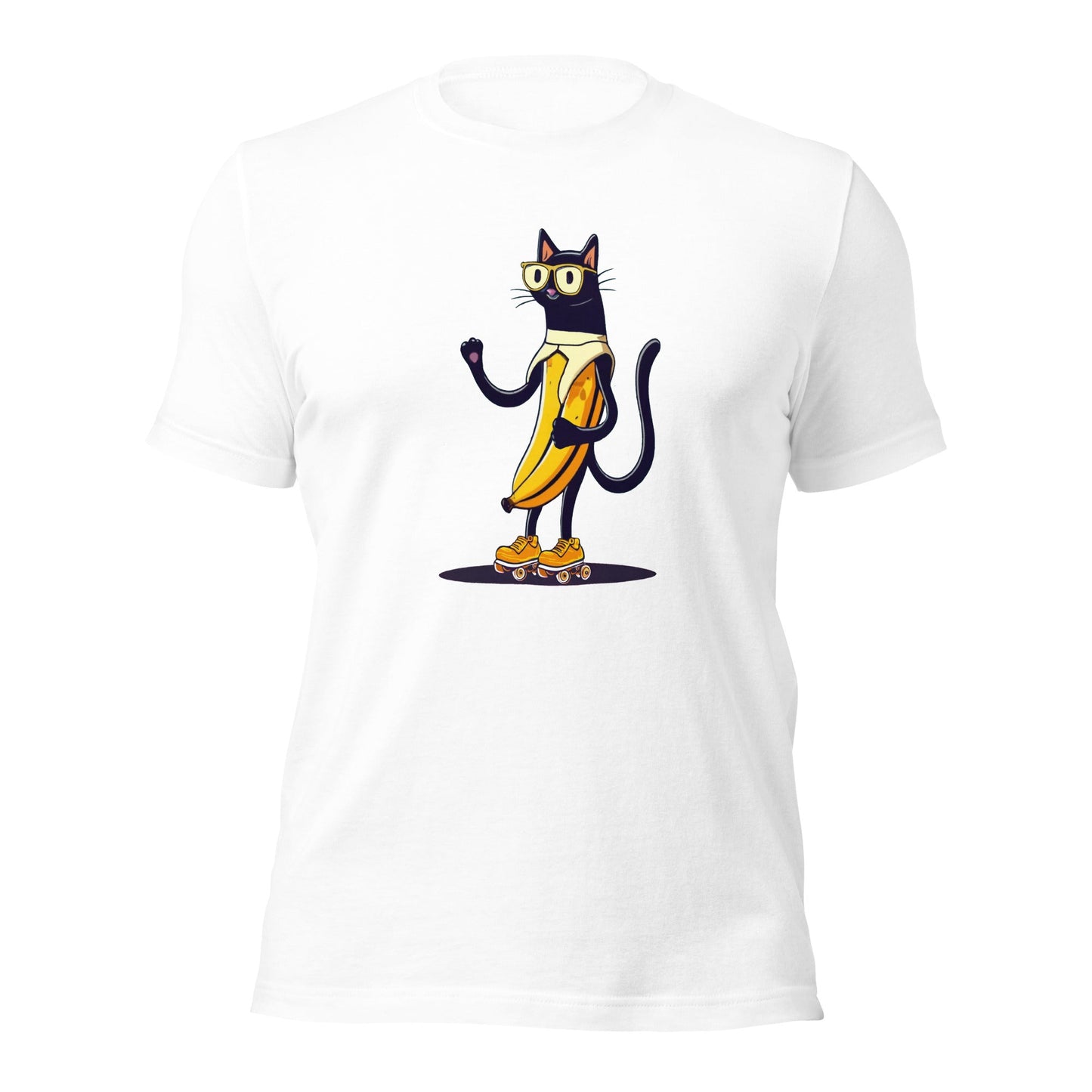 Skate A - Peel Unisex t - shirt - Cats on Wheels