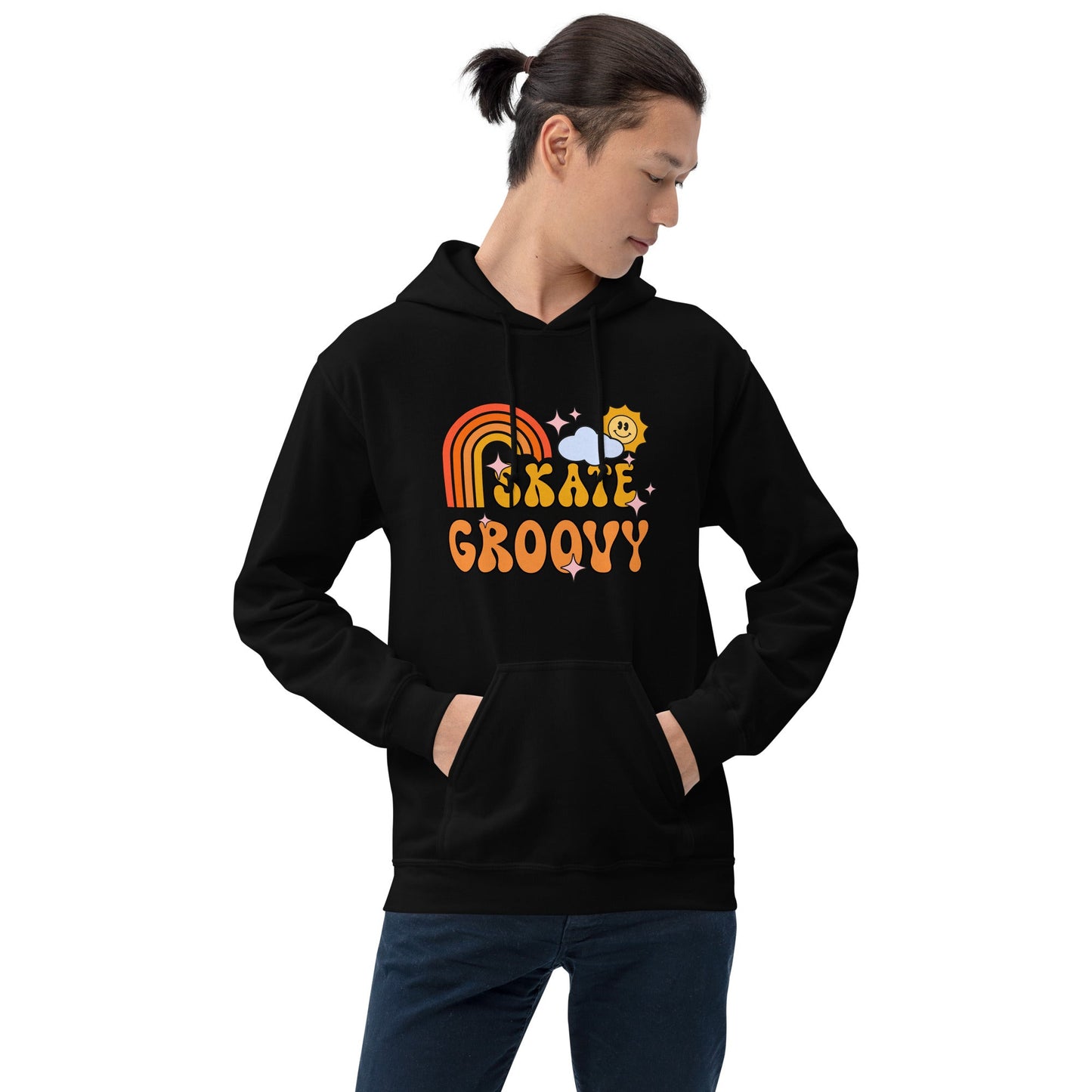 Skate Groovy Hoodie - Cats on Wheels